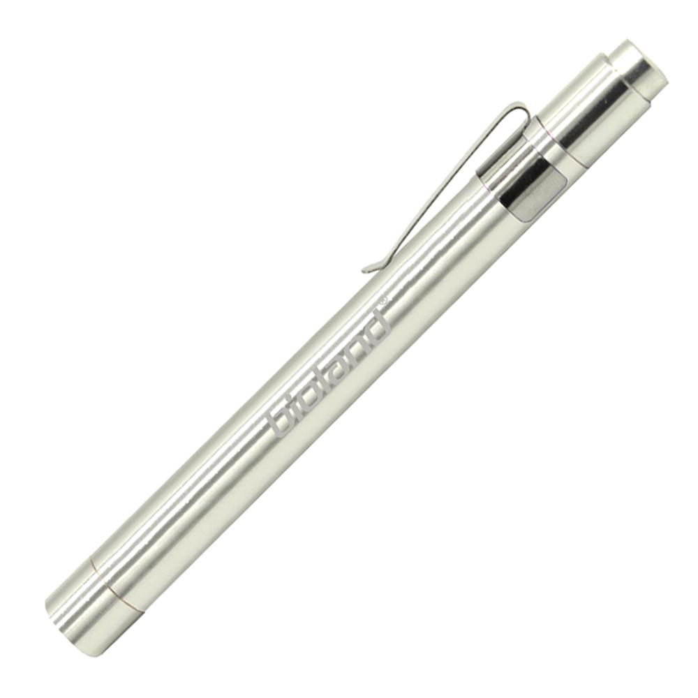 Lanterna Clínica Profissional LED Aluminio Prata Bioland LT200